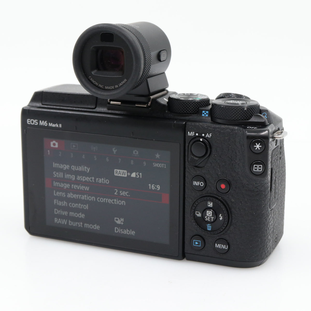 Canon EOS M6 mark II Gehäuse + EVF-DC2 gebraucht