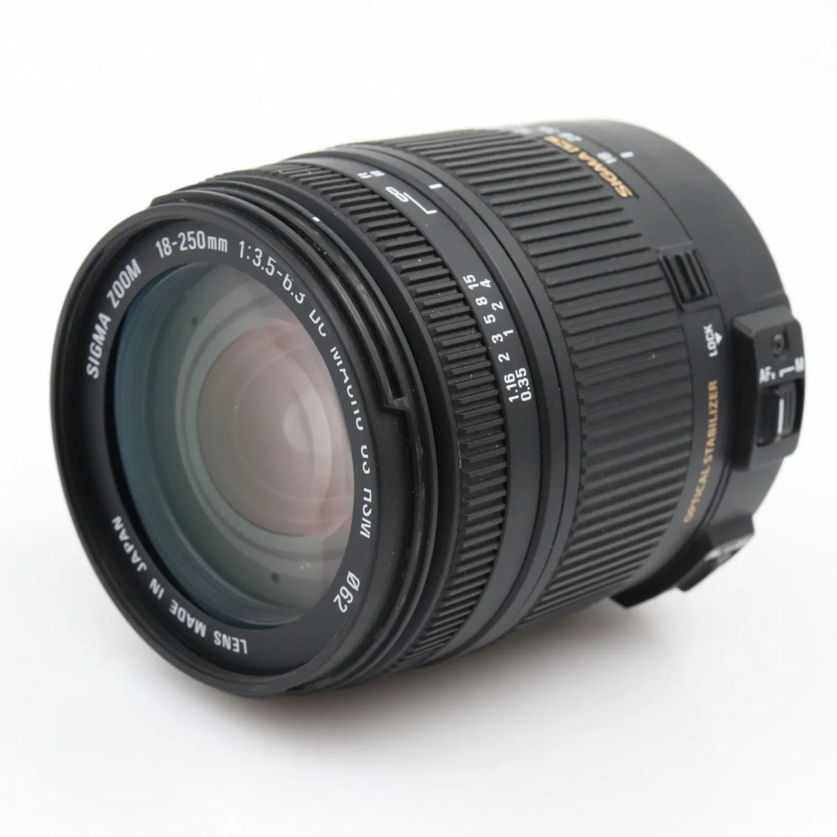 Sigma 18-250mm f/3.5-6.3 DC Macro OS HSM Canon used