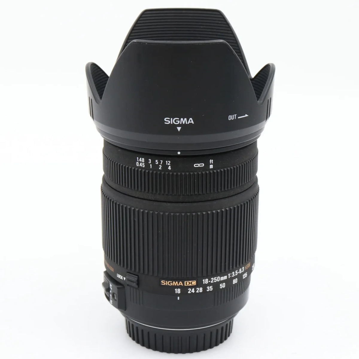 Sigma 18-250mm f/3.5-6.3 DC Macro OS HSM Canon used