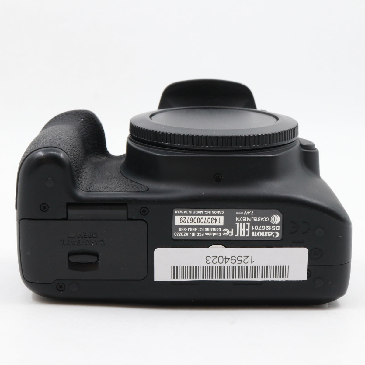 Canon EOS 4000D body used
