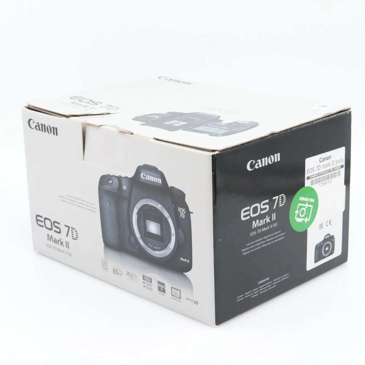 Canon EOS 7D mark II body used