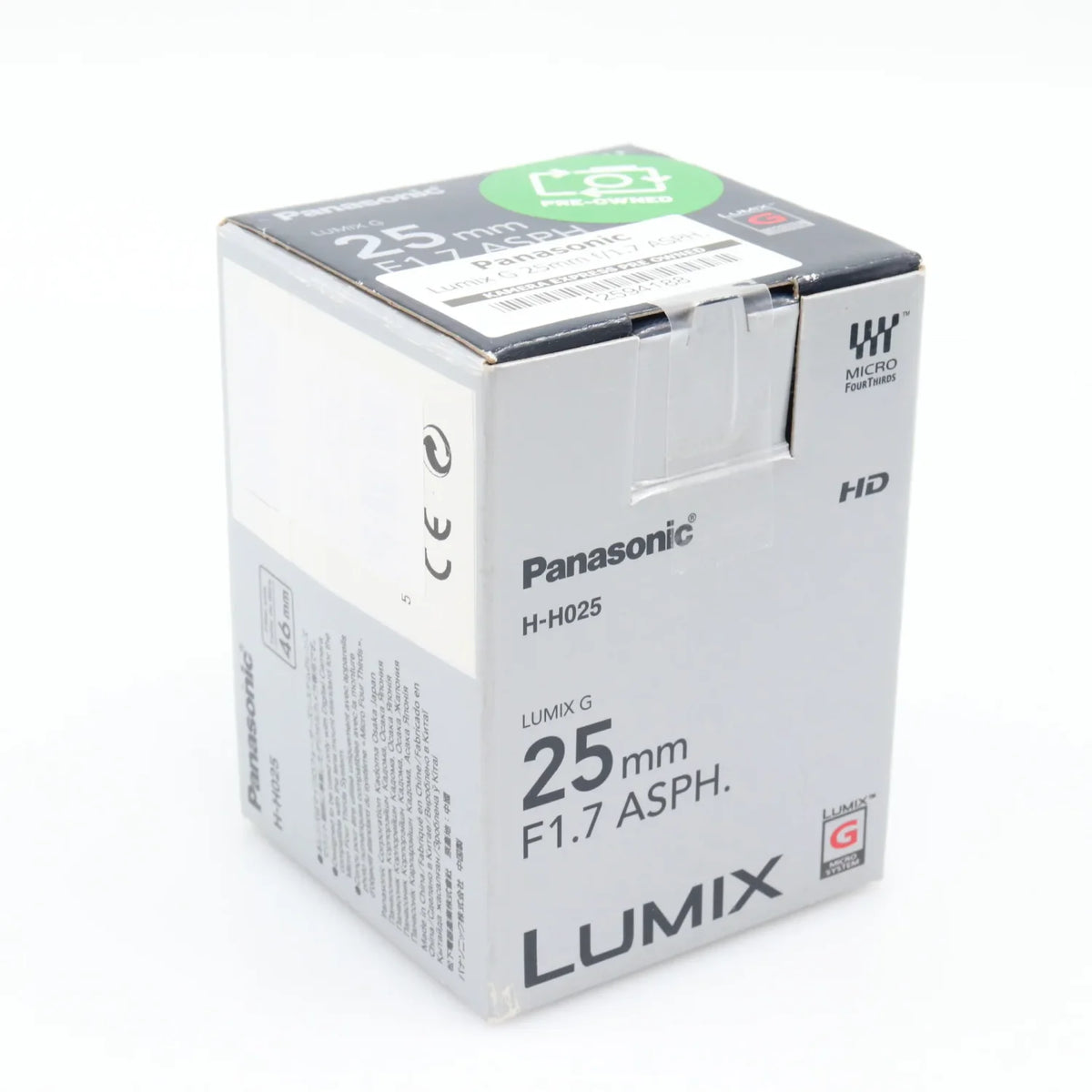 Panasonic Lumix G 25mm f/1.7 ASPH. used