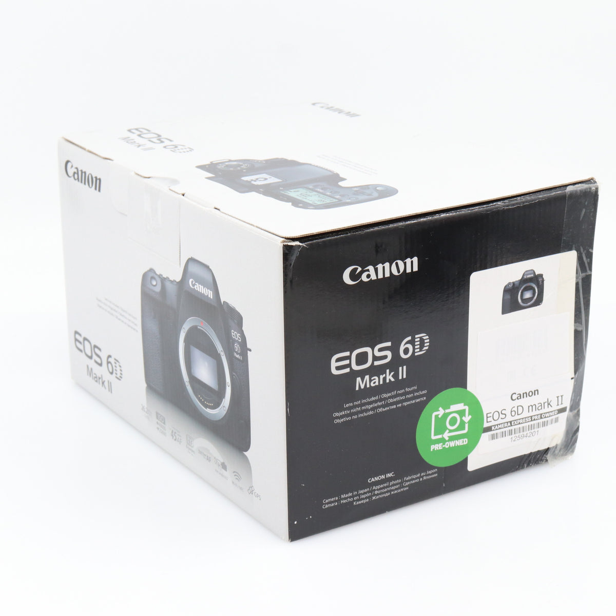 Canon EOS 6D mark II body used