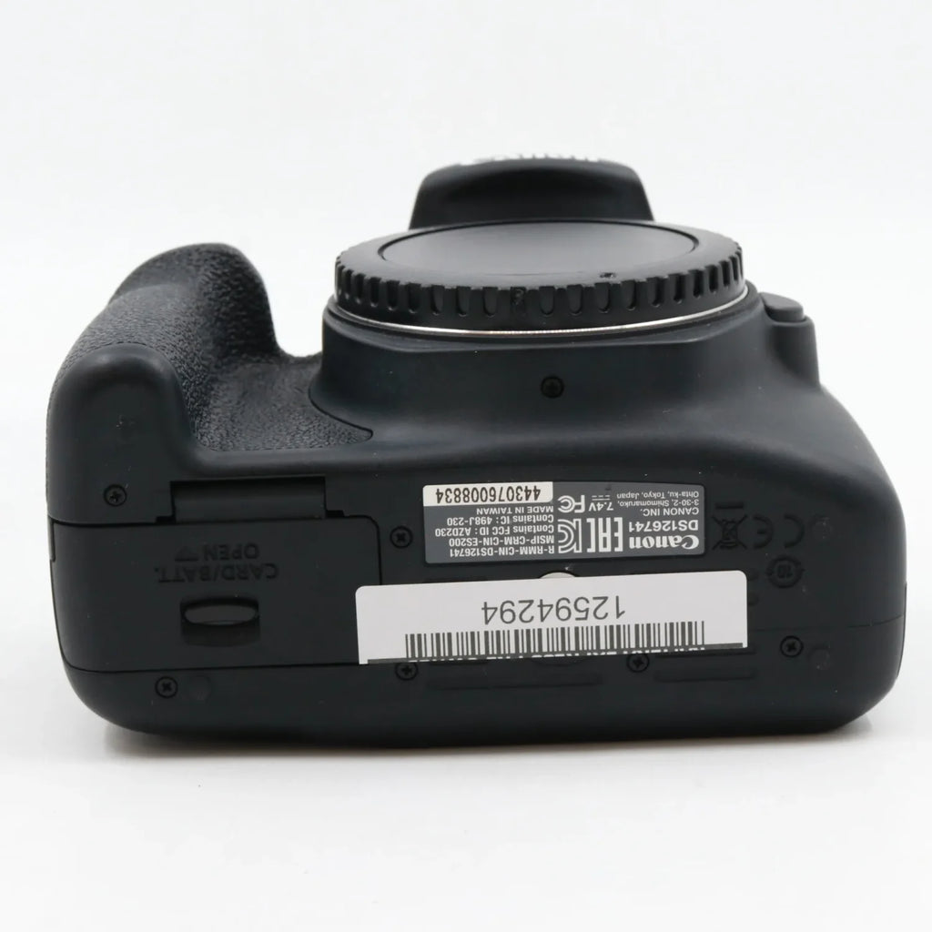 Canon EOS 2000D body used