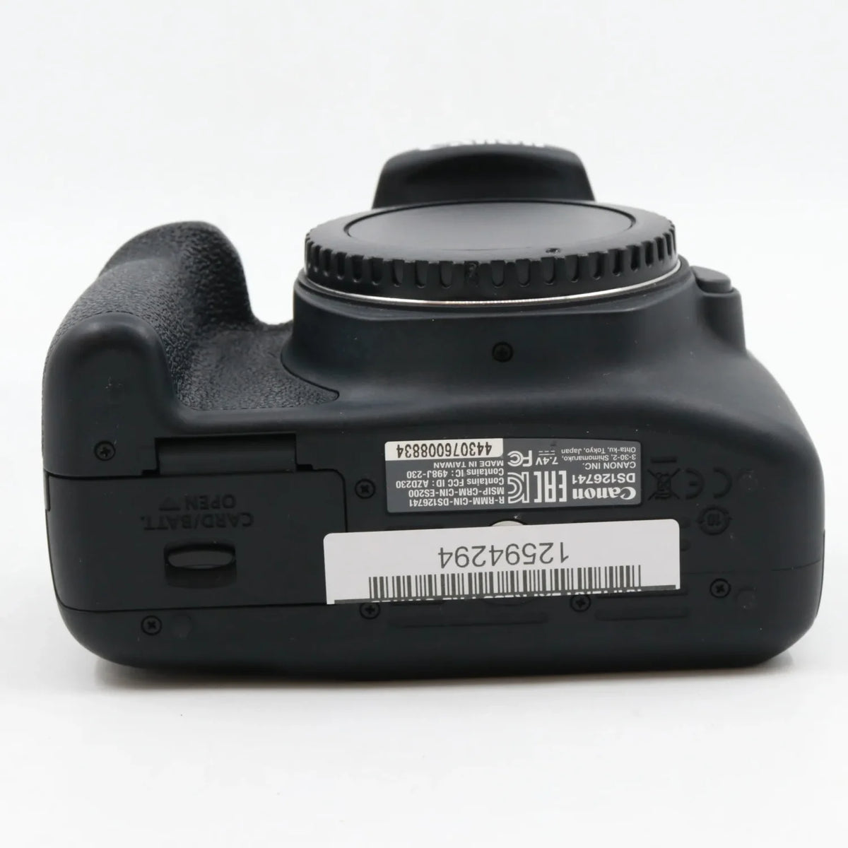 Canon EOS 2000D body used