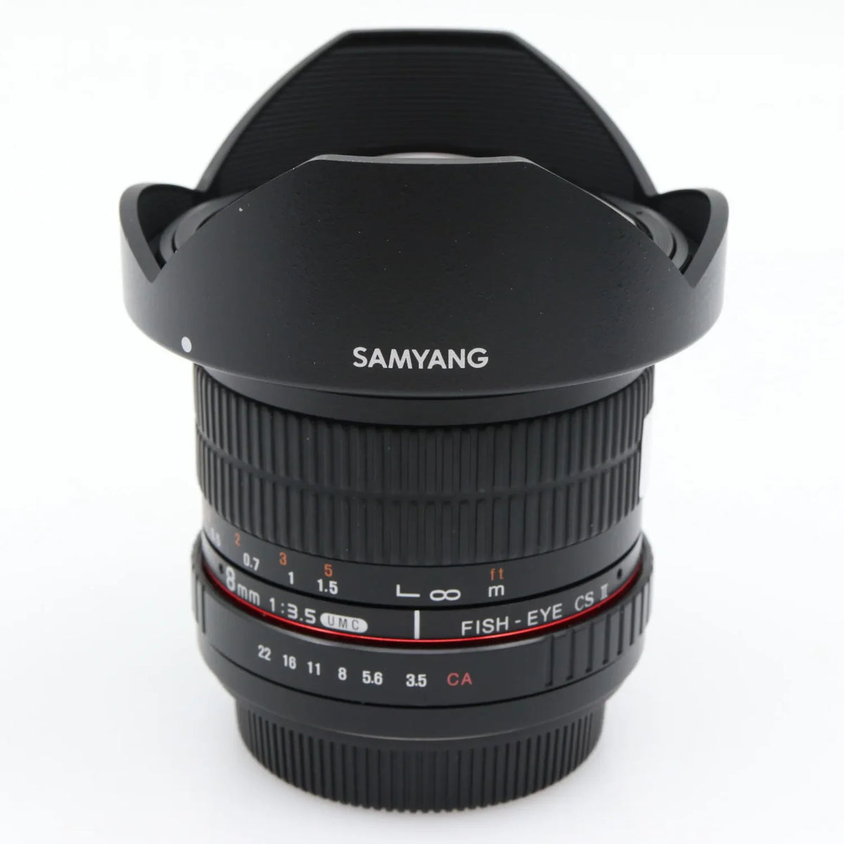 Samyang 8mm f/3.5 Fisheye Canon CSII used