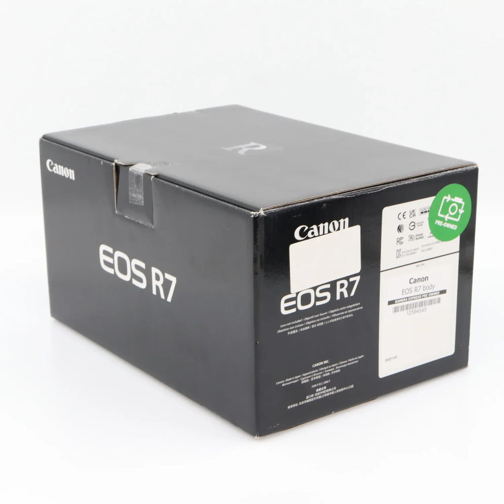 Canon EOS R7 body used