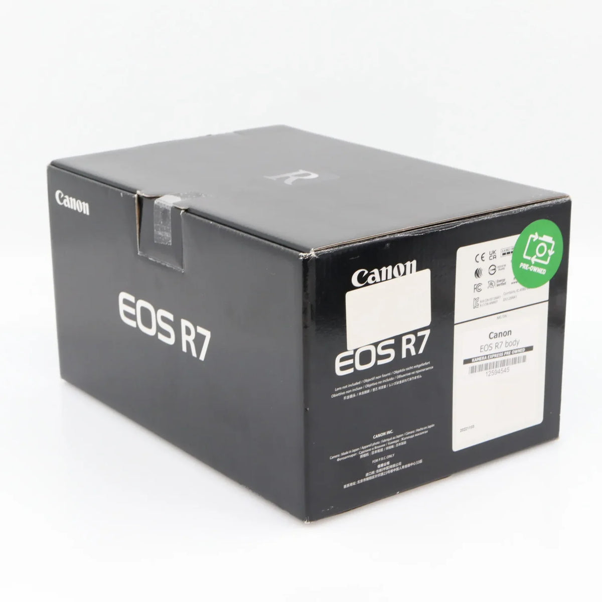 Canon EOS R7 body used