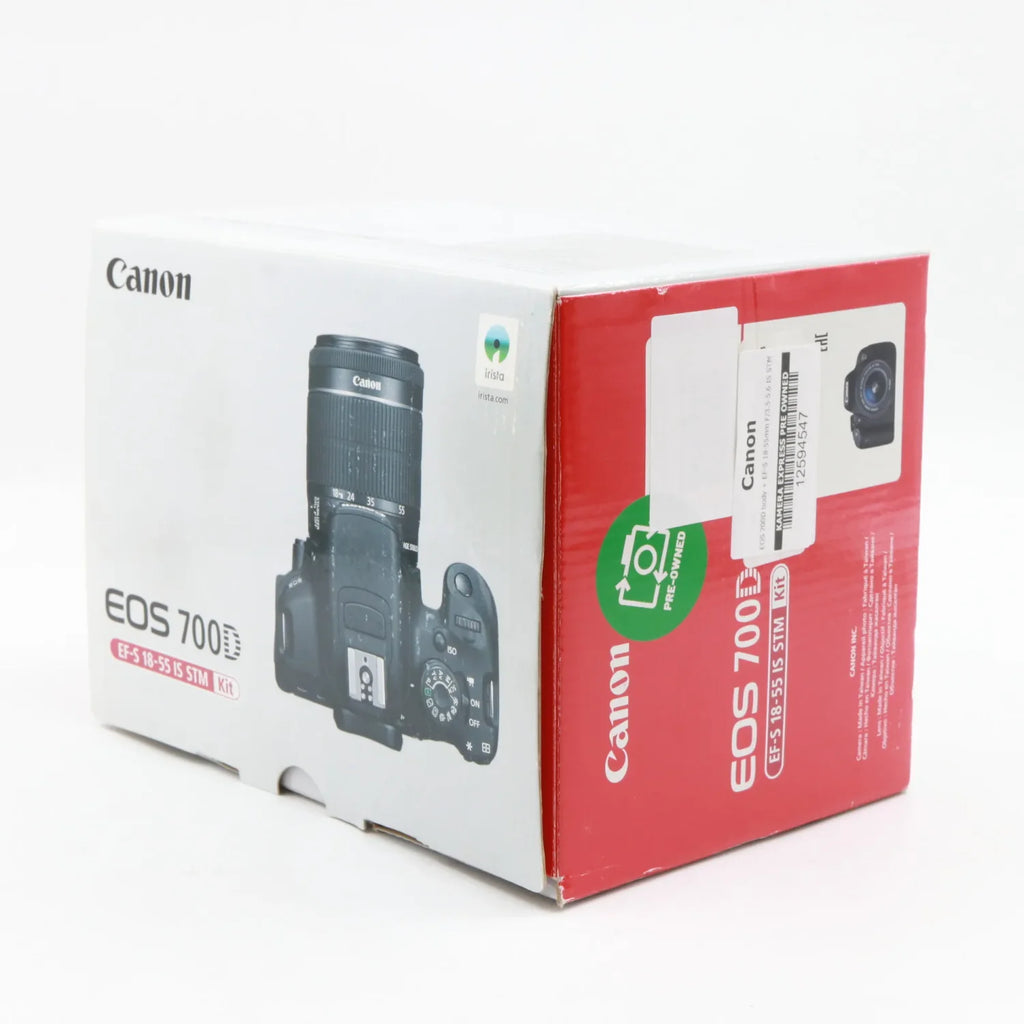 Canon EOS 700D body + EF-S 18-55mm F/3.5-5.6 IS STM gebraucht
