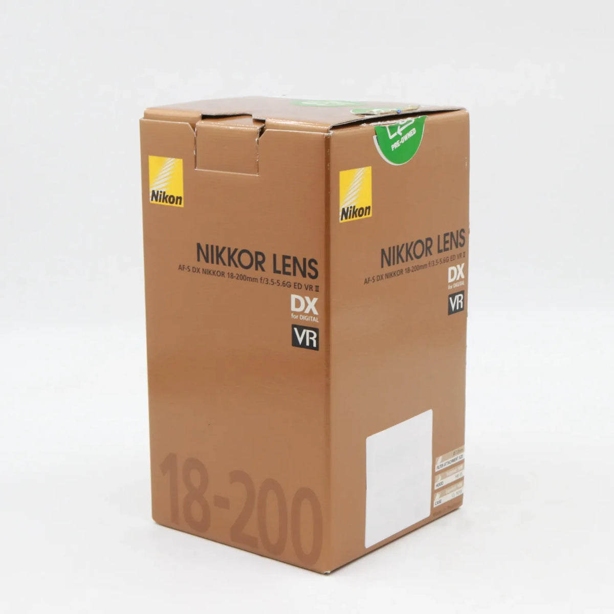 Nikon AF-S 18-200mm f/3.5-5.6G ED DX VR II used