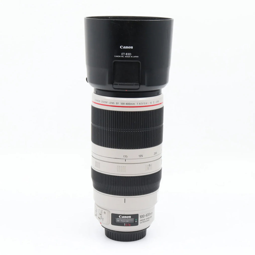 Canon EF 100-400mm f/4.5-5.6 L IS USM II (rotating zoom) used