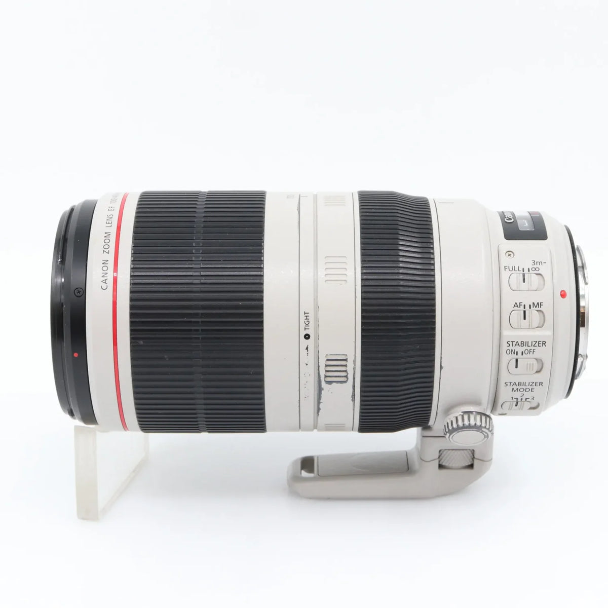 Canon EF 100-400mm f/4.5-5.6 L IS USM II (rotating zoom) used