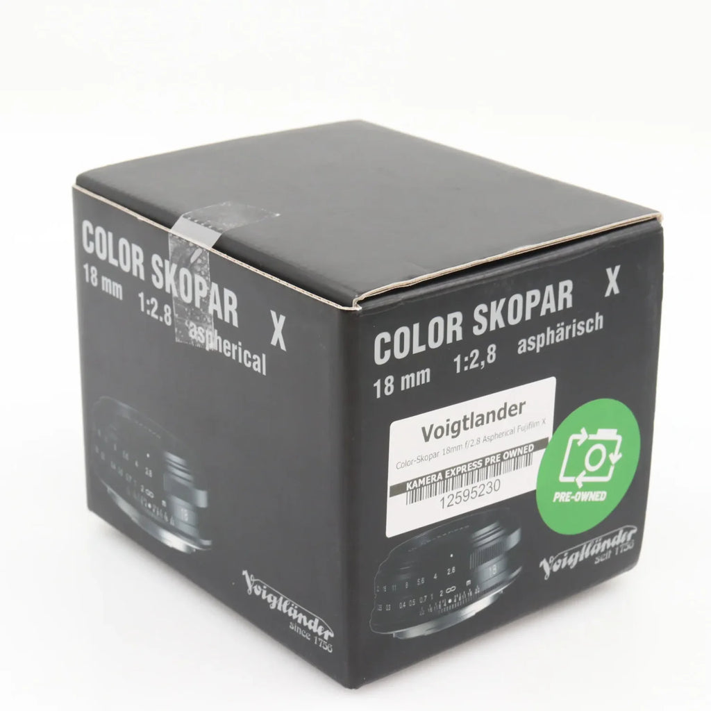 Voigtlander Color-Skopar 18mm f/2.8 Aspherical Fujifilm X used