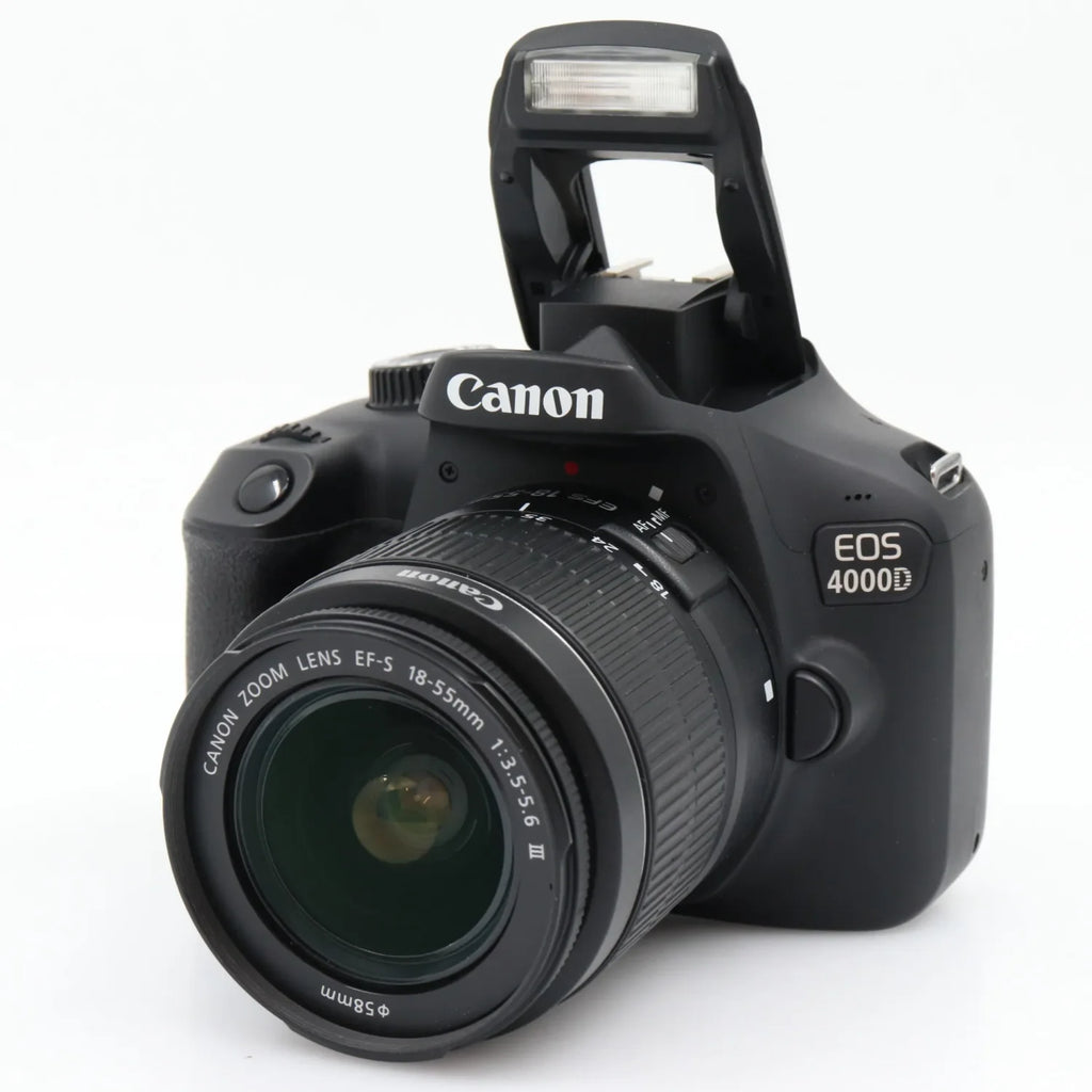 Canon EOS 4000D body + EF-S 18-55mm f/3.5-5.6 II used