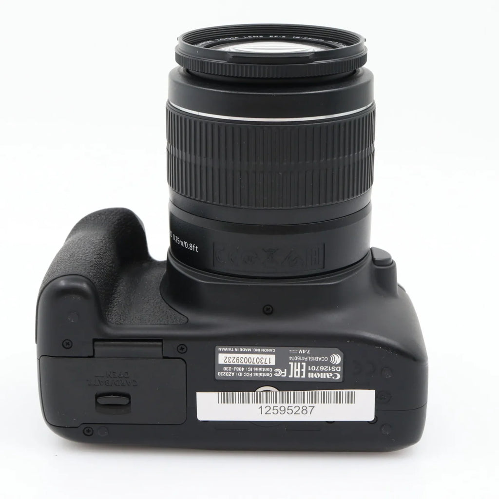 Canon EOS 4000D body + EF-S 18-55mm f/3.5-5.6 II used