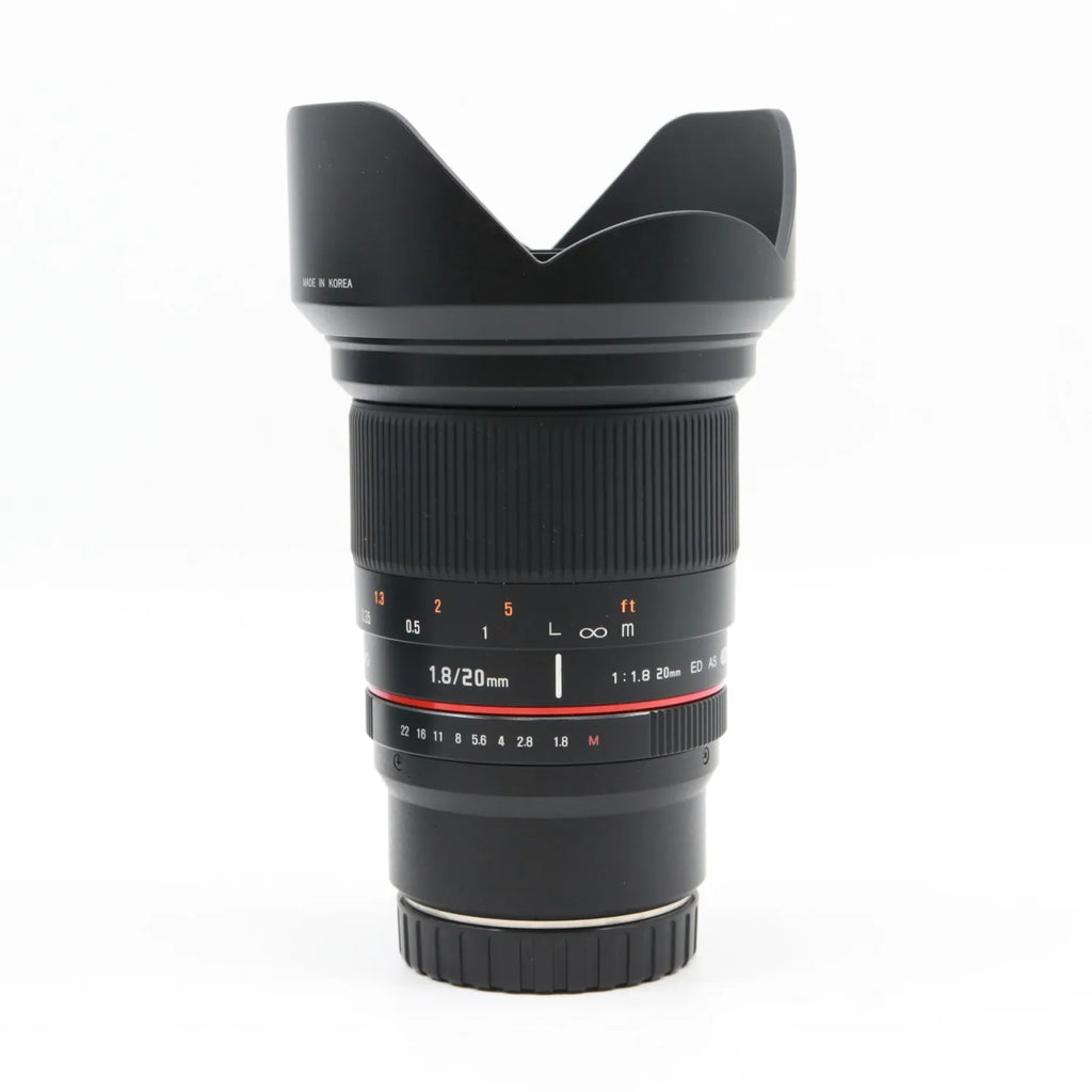 Samyang 20mm f/1.8 ED AS UMC Canon EF-M used