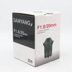 Samyang 20mm f/1.8 ED AS UMC Canon EF-M used