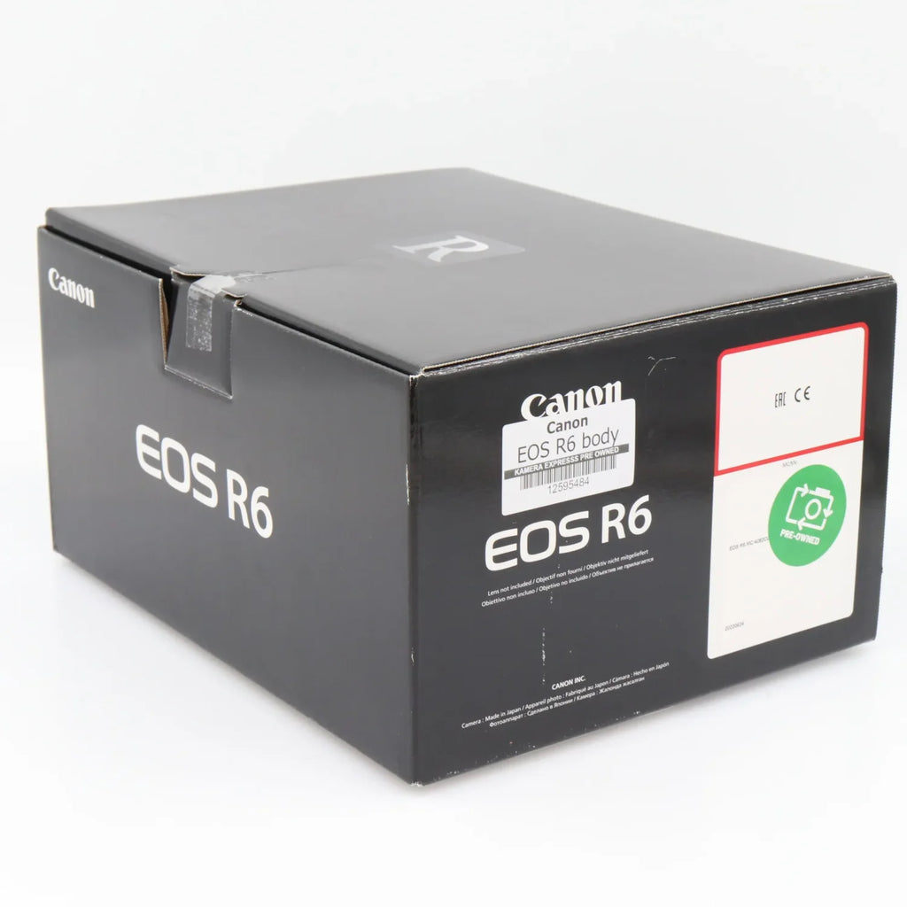 Canon EOS R6 body used