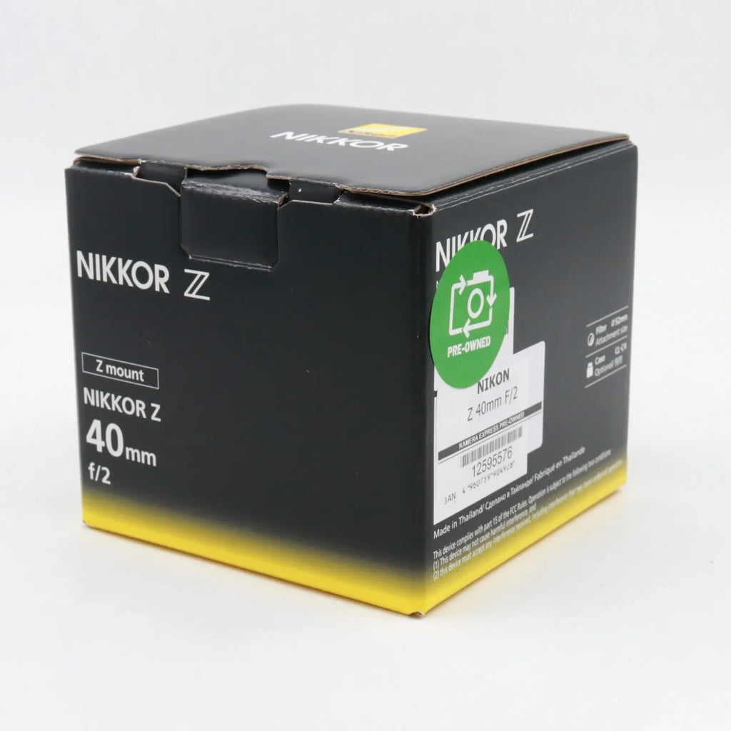 Nikon Z 40mm F/2 gebraucht