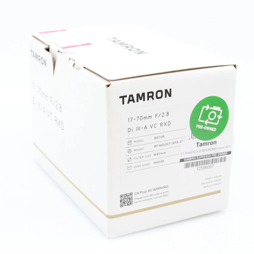 Tamron 17-70mm F2.8 Di III-A VC RXD Canon RF-S used