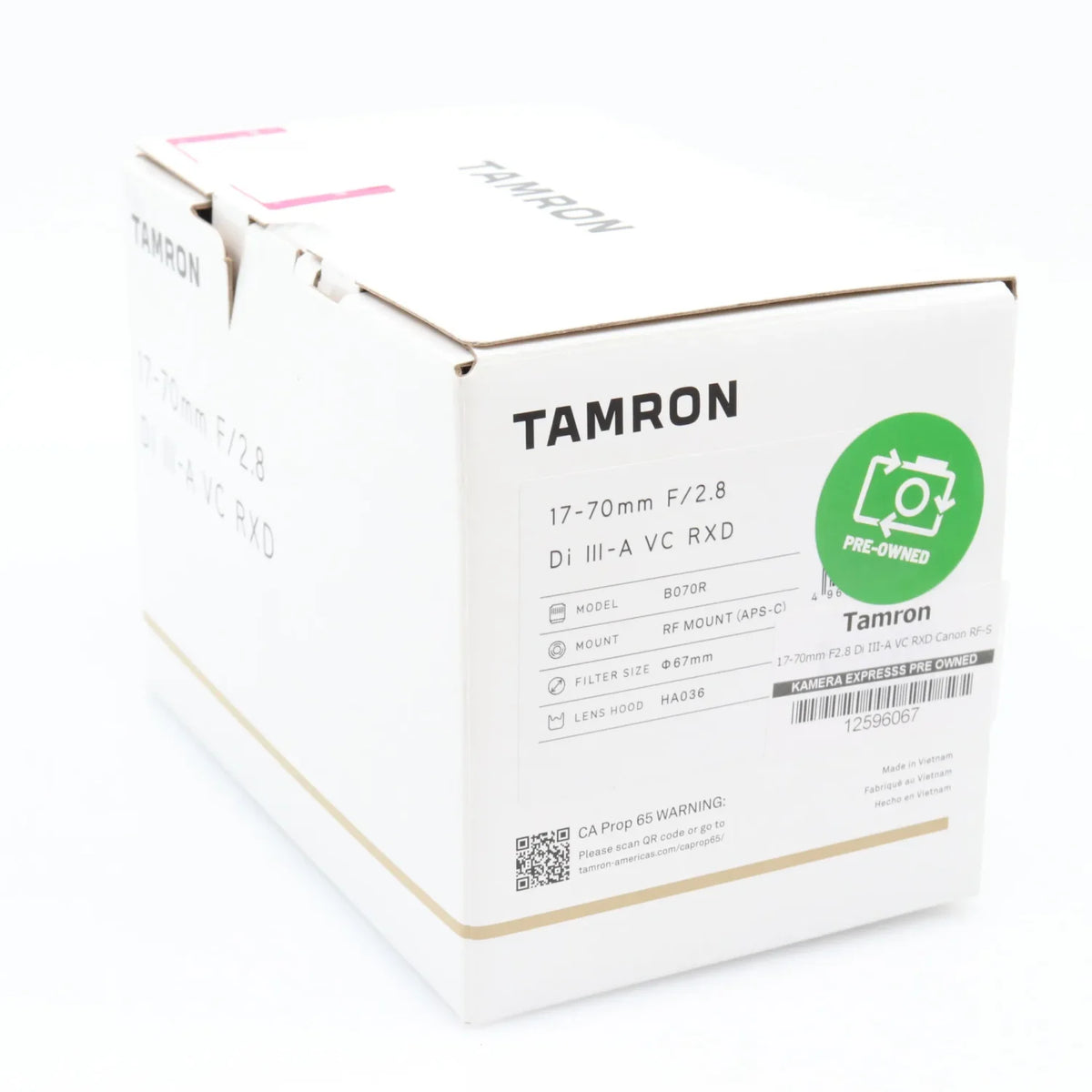 Tamron 17-70mm F2.8 Di III-A VC RXD Canon RF-S used