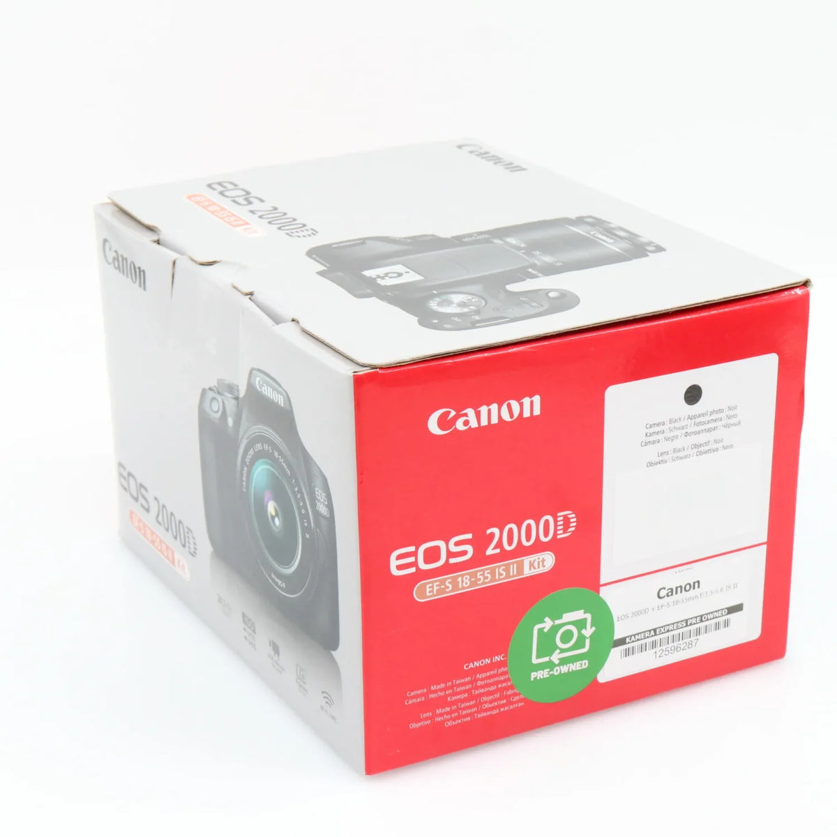 Canon EOS 2000D + EF-S 18-55mm f/3.5-5.6 IS II gebraucht