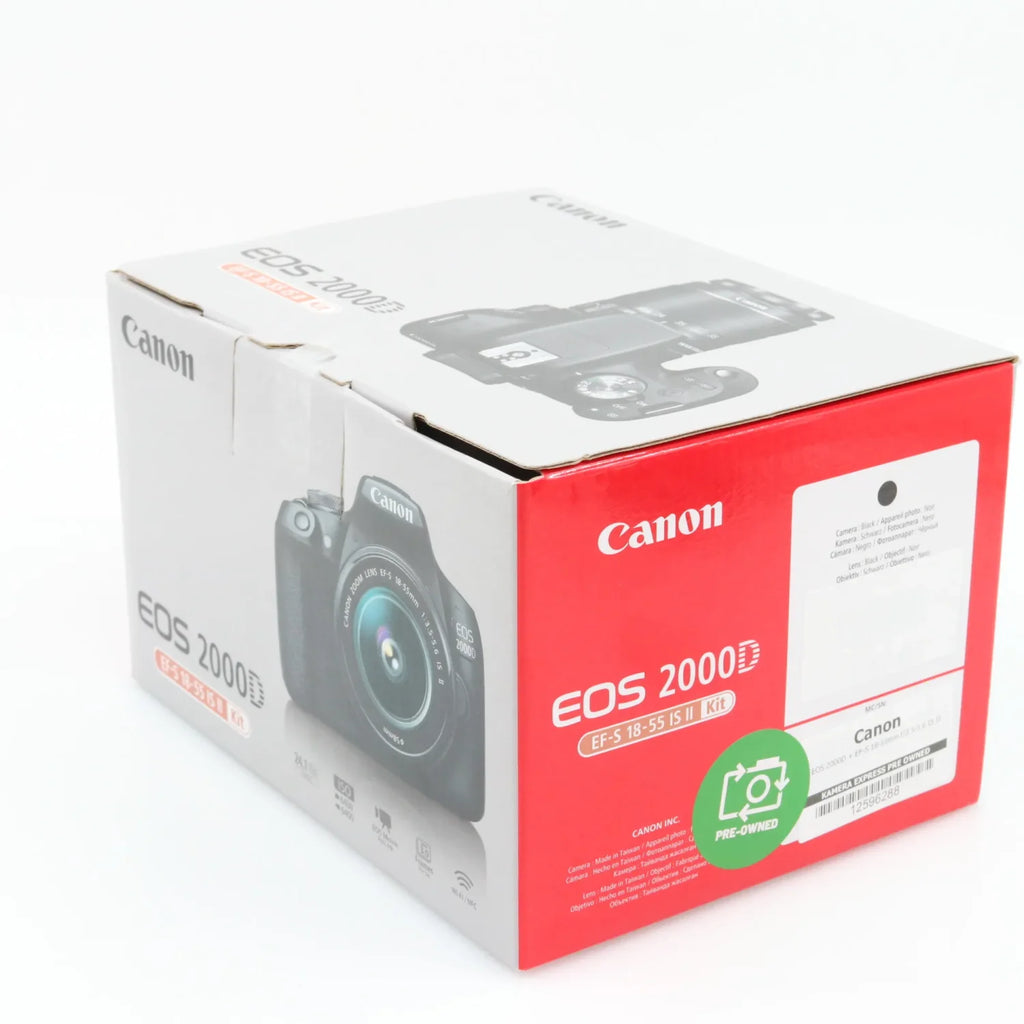 Canon EOS 2000D + EF-S 18-55mm f/3.5-5.6 IS II gebraucht