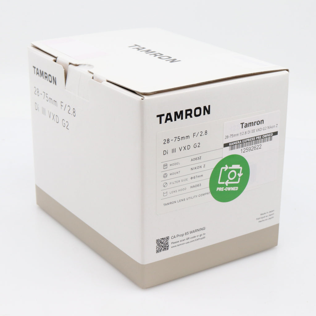 Tamron 28-75mm f/2.8 Di III VXD G2 Nikon Z used