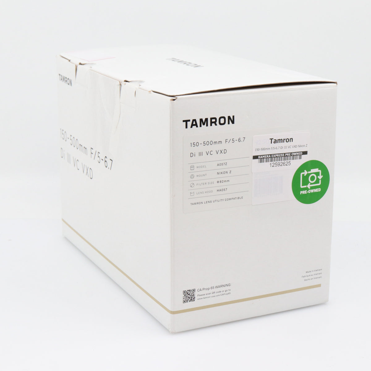 Tamron 150-500mm f/5-6.7 Di III VC VXD Nikon Z used