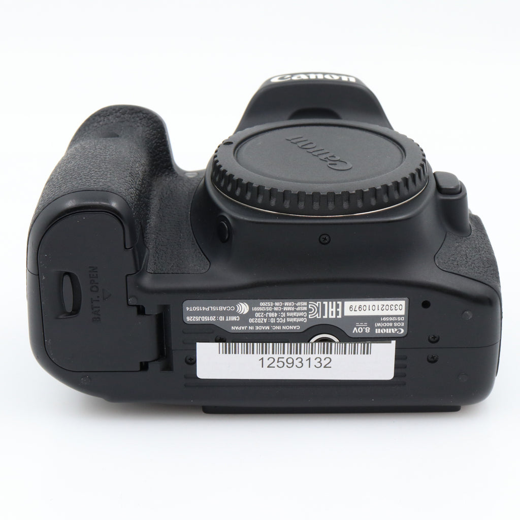 Canon EOS 80D body used