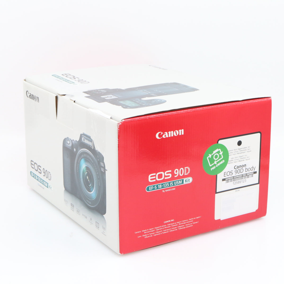 Canon EOS 90D body used