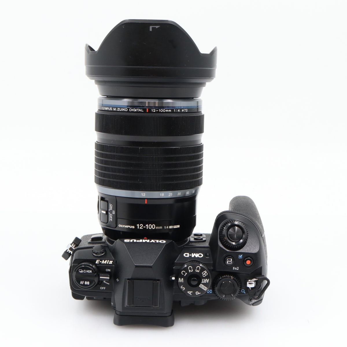 Olympus OM-D E-M1 Mark II + M.Zuiko Digital ED 12-100mm f/4.0 PRO used