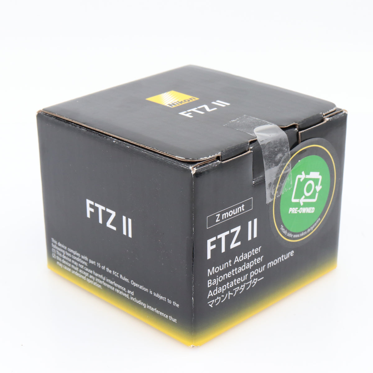 Nikon FTZ II Mount Adapter used