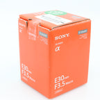 Sony E 30mm f/3.5 Macro used