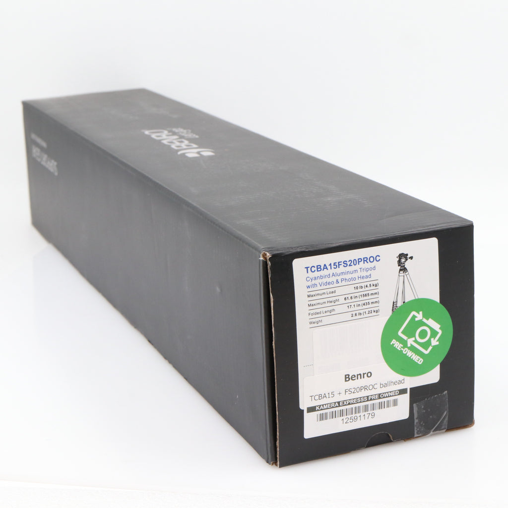 Benro TCBA15 + FS20PROC ballhead used