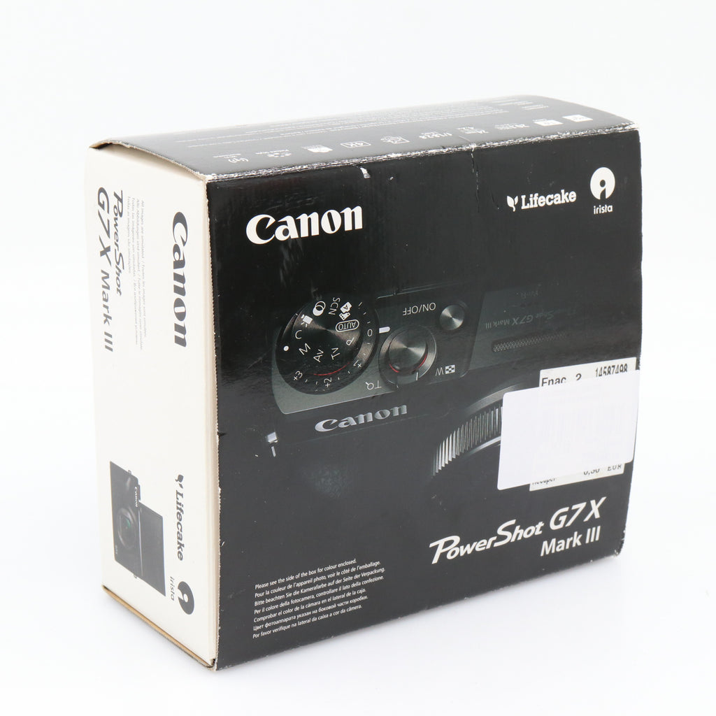 Canon Powershot G7X mark III zilver gebraucht